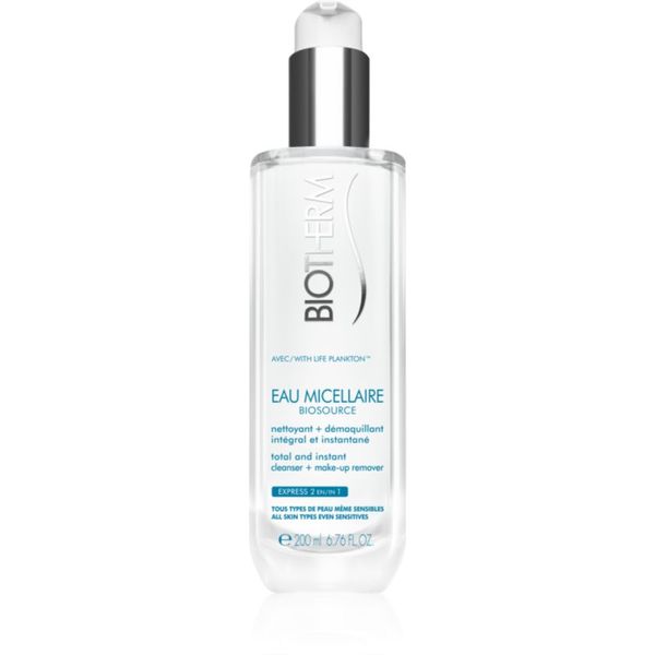 Biotherm Biotherm Biosource Eau Micellaire micelarna voda za čišćenje za sve tipove kože, uključujući osjetljivu 200 ml