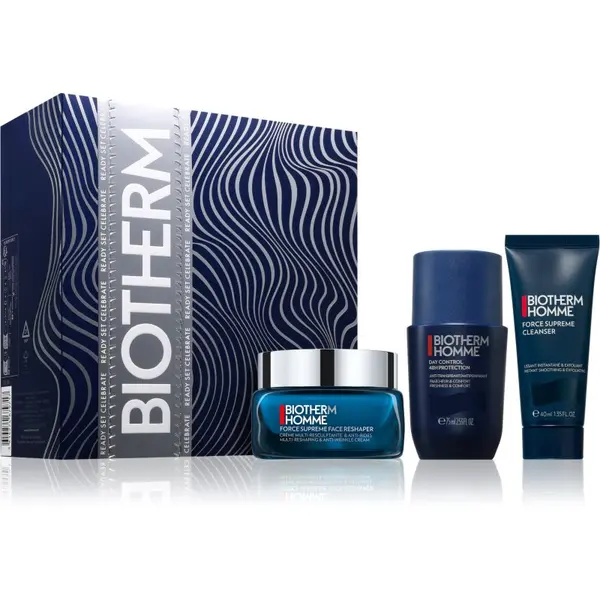 Biotherm Biotherm Homme Force Supreme Face Reshaper Cream poklon set za muškarce