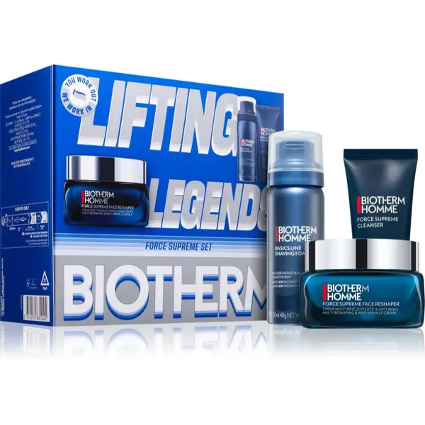 Biotherm Biotherm Homme Force Supreme Face Reshaper Cream poklon set za muškarce