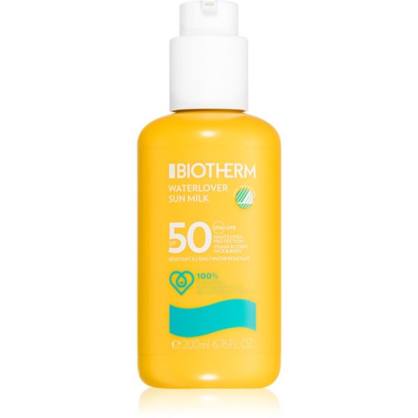 Biotherm Biotherm Waterlover Sun Milk vodootporno mlijeko za sunčanje SPF 50 uniseks 200 ml