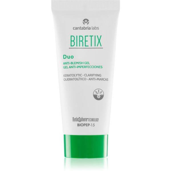 Biretix Biretix Treat Duo Anti-Blemish Gel korektivna obnavljajuća antirecidivna njega protiv nesavršenosti lica i akni 30 ml