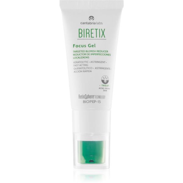 Biretix Biretix Treat Focus Gel hidratantni i umirujući gel za masno lice sklono aknama 15 ml