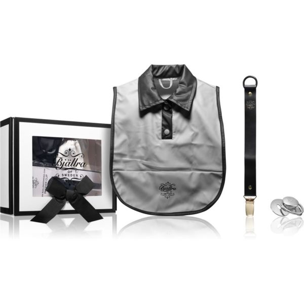 Bjällra of Sweden Bjällra of Sweden Pacifier Clip kopča za dudu Black Faux Leather 1 kom