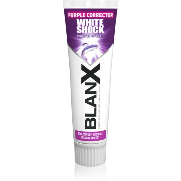 BlanX BlanX White Shock Purple pasta za izbjeljivanje zuba s ljubičastim pigmentom 78 ml