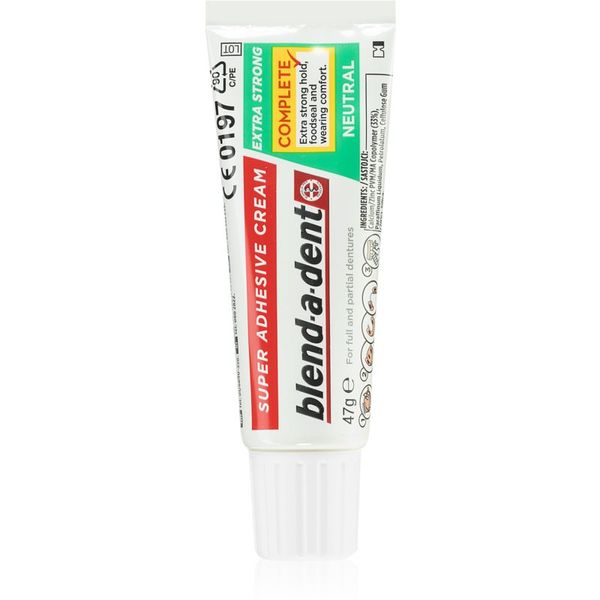 Blend-a-dent Blend-a-dent Extra Strong Neutral fiksacijska krema za zubnu protezu 47g