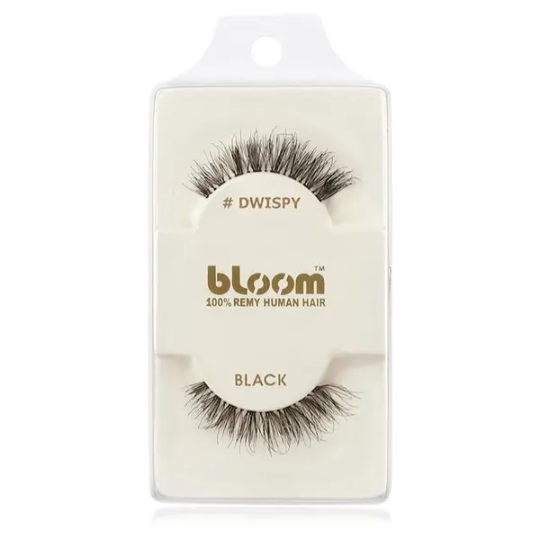 Bloom Bloom Natural trepavice od prirodne kose za lijepljenje (Dwispy, Black) 1 cm