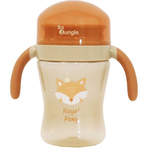 Bo Jungle Bo Jungle Drinking Cup 360° Mixer Grey šalica za učenje pijenja 6m+ Royal Foxy 240 ml
