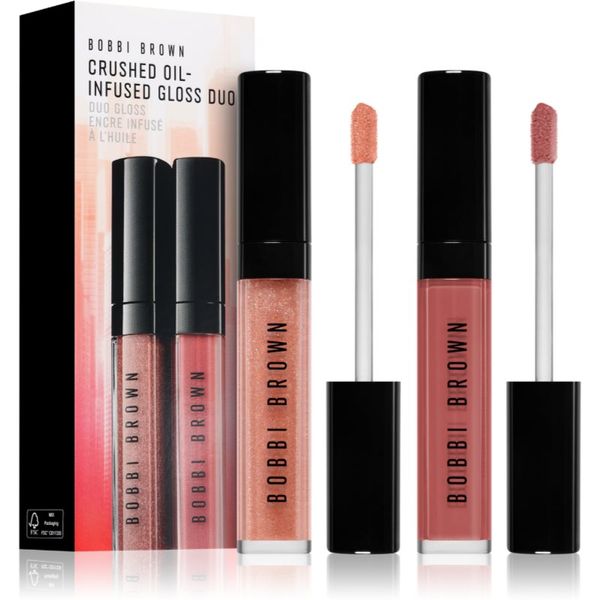 Bobbi Brown Bobbi Brown Crushed Oil-Infused Gloss Duo poklon set za usne 2 kom