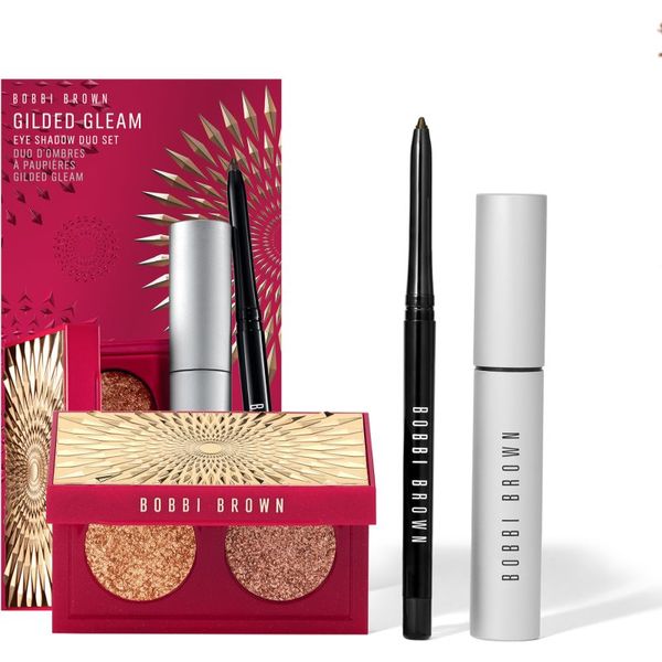 Bobbi Brown Bobbi Brown Holiday Gilded Gleam Eye Shadow Duo Set poklon set (za savršeni izgled)