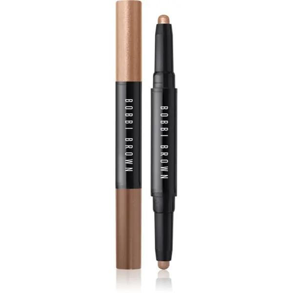 Bobbi Brown Bobbi Brown Long-Wear Dual-Ended Cream Shadow Stick sjenilo za oči u olovci duo nijansa Golden Pink / Taupe 1.6 g