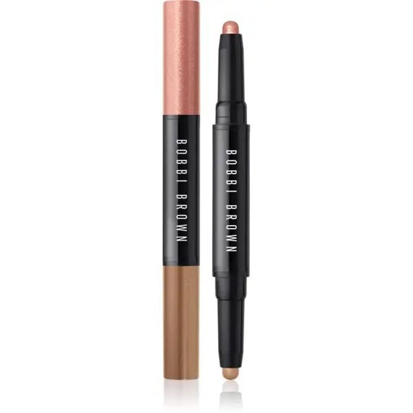 Bobbi Brown Bobbi Brown Long-Wear Dual-Ended Cream Shadow Stick sjenilo za oči u olovci duo nijansa Pink Copper / Cashew 1.6 g