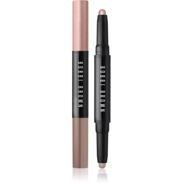 Bobbi Brown Bobbi Brown Long-Wear Dual-Ended Cream Shadow Stick sjenilo za oči u olovci duo nijansa Pink Mercury / Nude Beach 1.6 g