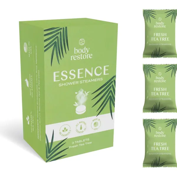 Body Restore Body Restore Essence Shower Steamers tablete za tuširanje parfemi Fresh Tea Tree 3 kom
