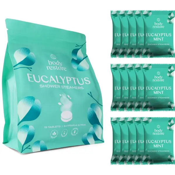 Body Restore Body Restore Eucalyptus & Mint Shower Steamers tablete za tuširanje 15 kom