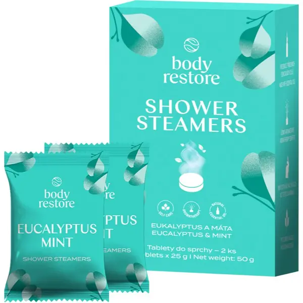 Body Restore Body Restore Eucalyptus & Mint Shower Steamers tablete za tuširanje 2x25 g