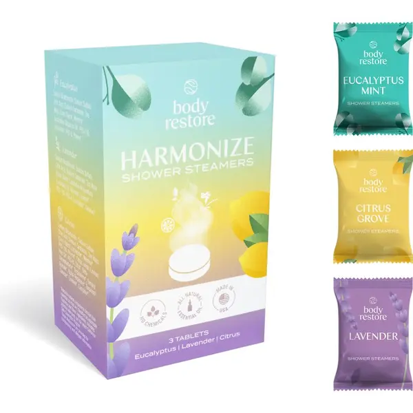 Body Restore Body Restore Harmonize Shower Steamers tablete za tuširanje mix 3 kom