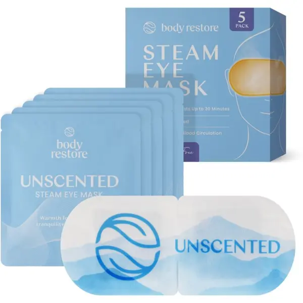 Body Restore Body Restore Steam Eye Mask Unscented maska za područje oko očiju bez parfema 5 kom