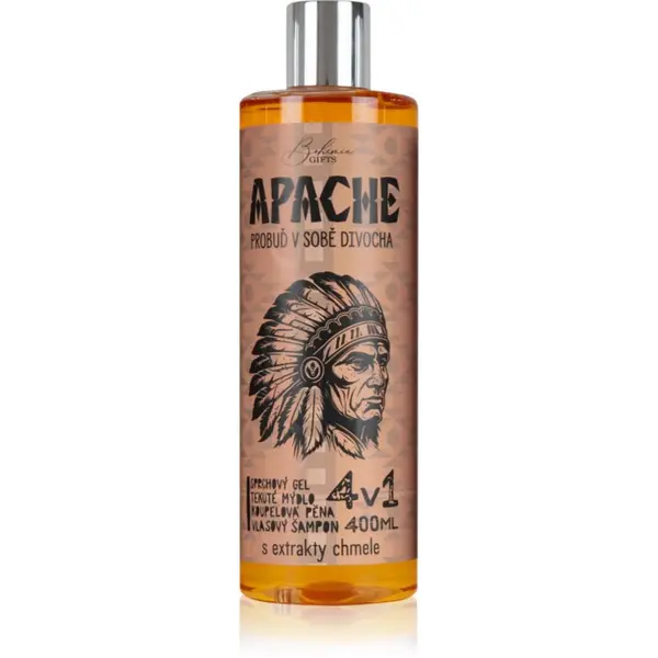 Bohemia Gifts & Cosmetics Bohemia Gifts & Cosmetics Apache gel za pranje 4 u 1 za muškarce 400 ml