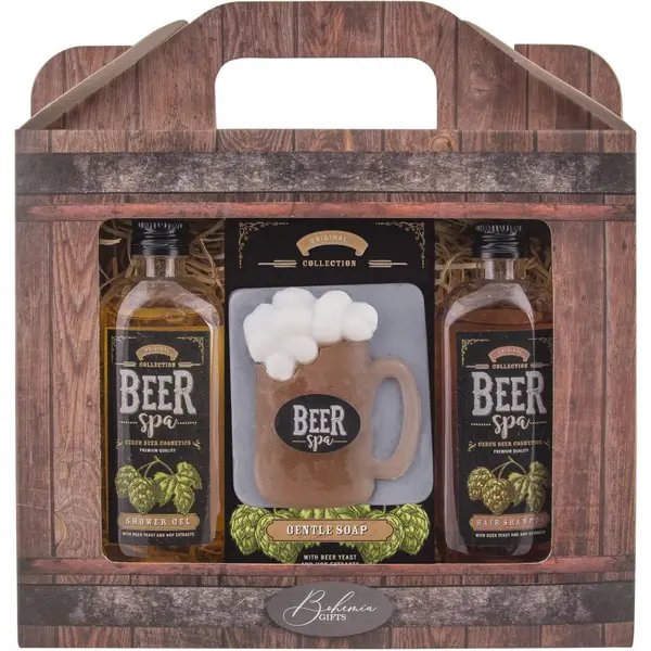 Bohemia Gifts & Cosmetics Bohemia Gifts & Cosmetics Beer Spa poklon set za tijelo i kosu za muškarce