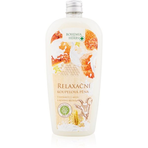 Bohemia Gifts & Cosmetics Bohemia Gifts & Cosmetics Bohemia Herbs Honey & Goat Milk pjena za kupku 500 ml
