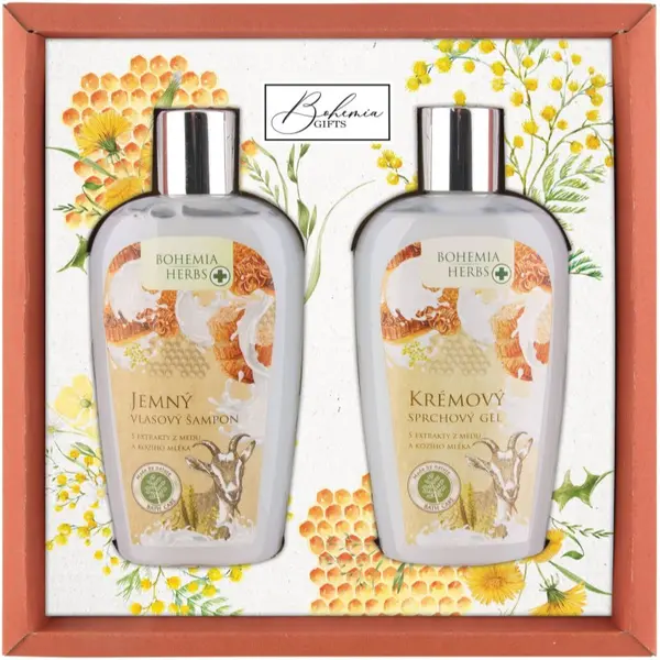 Bohemia Gifts & Cosmetics Bohemia Gifts & Cosmetics Bohemia Herbs Honey & Goat Milk poklon set