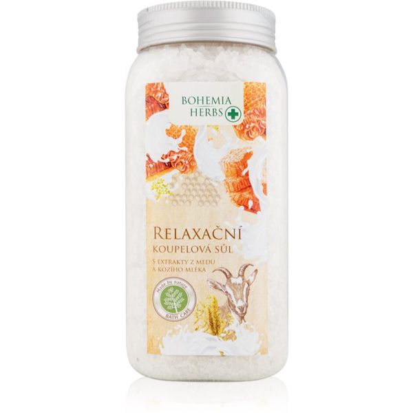 Bohemia Gifts & Cosmetics Bohemia Gifts & Cosmetics Bohemia Herbs Honey & Goat Milk sol za kupku 900 ml