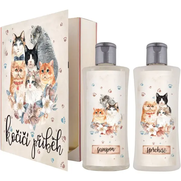 Bohemia Gifts & Cosmetics Bohemia Gifts & Cosmetics Book Cat's Tale poklon set