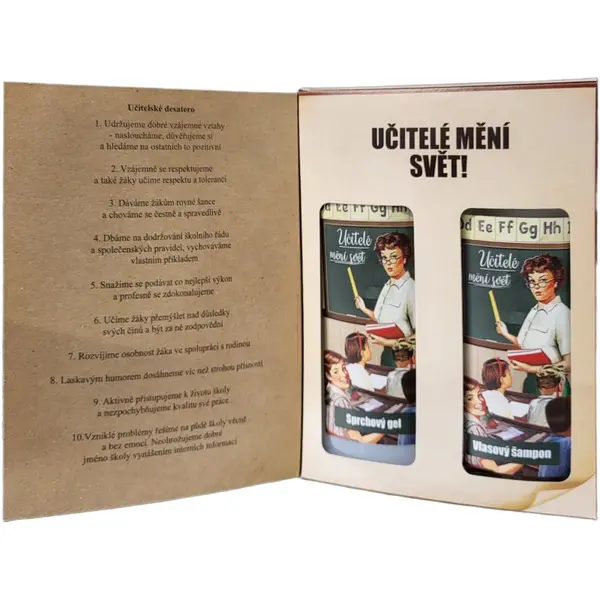 Bohemia Gifts & Cosmetics Bohemia Gifts & Cosmetics Book Teachers Change the World poklon set