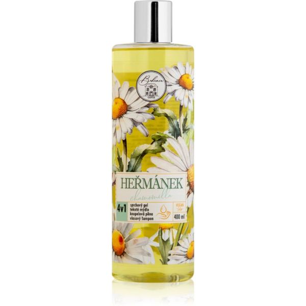 Bohemia Gifts & Cosmetics Bohemia Gifts & Cosmetics Flower Line Chamomilla gel za pranje tijela i kose 4 u 1 400 ml