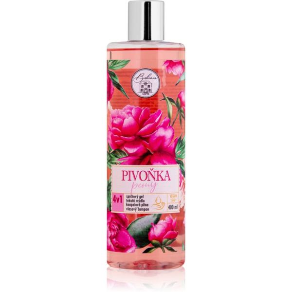 Bohemia Gifts & Cosmetics Bohemia Gifts & Cosmetics Flower Line Peony gel za pranje tijela i kose 400 ml
