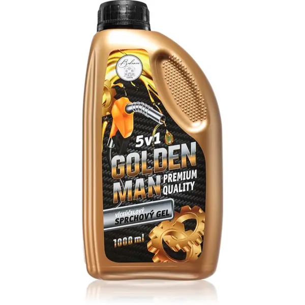 Bohemia Gifts & Cosmetics Bohemia Gifts & Cosmetics Industrial Golden Man gel za tuširanje za muškarce 5 u 1 1000 ml