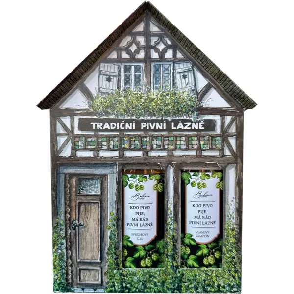 Bohemia Gifts & Cosmetics Bohemia Gifts & Cosmetics Little House Beer poklon set