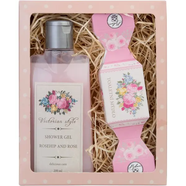 Bohemia Gifts & Cosmetics Bohemia Gifts & Cosmetics Victorian Style Rosehip & Rose poklon set