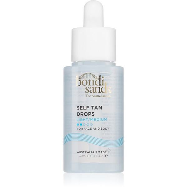 Bondi Sands Bondi Sands Self Tan Drops kapi za samotamnjenje za lice i tijelo Light/Medium 30 ml