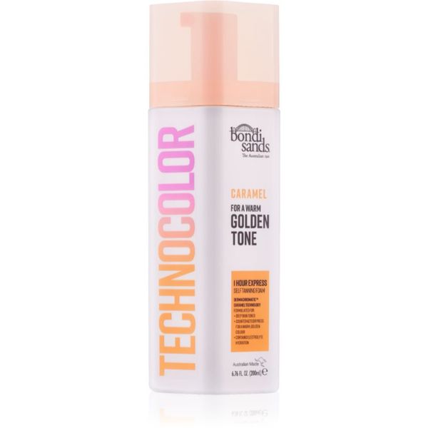 Bondi Sands Bondi Sands Technocolor 1 Hour Express Caramel pjena za samotamnjenje nijansa Warm Hydrated Glow 200 ml