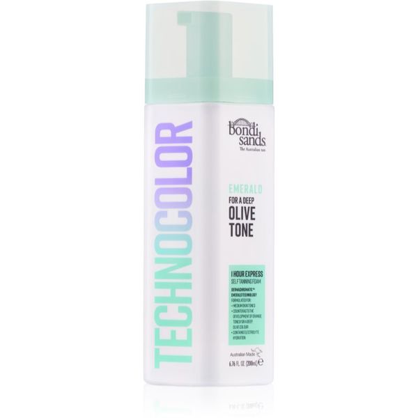Bondi Sands Bondi Sands Technocolor 1 Hour Express Emerald pjena za samotamnjenje nijansa Golden Olive Bronze 200 ml