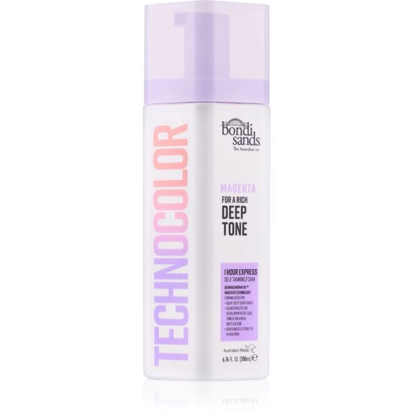 Bondi Sands Bondi Sands Technocolor 1 Hour Express Magenta pjena za samotamnjenje nijansa Deep Rich Tone 200 ml