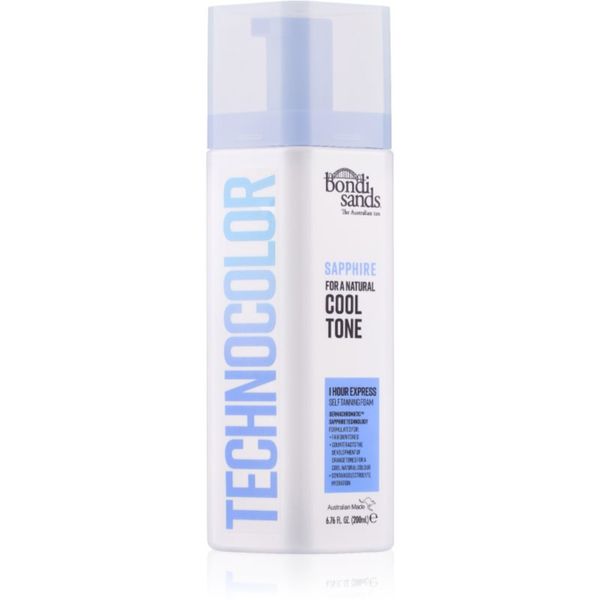 Bondi Sands Bondi Sands Technocolor 1 Hour Express Sapphire pjena za samotamnjenje nijansa Cool Natural 200 ml