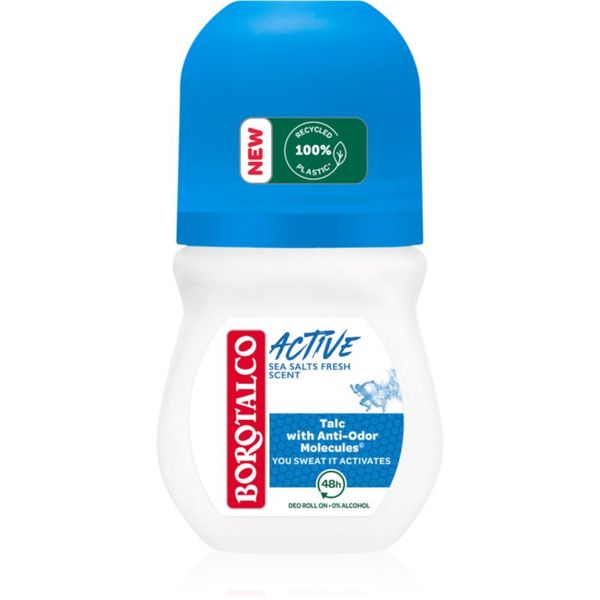 Borotalco Borotalco Active Sea Salts dezodorans roll-on s 48-satnim učinkom 50 ml