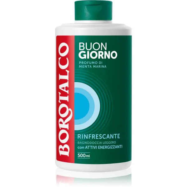 Borotalco Borotalco Good Morning Refreshing osvježavajući gel za tuširanje parfemi Sea Mint 500 ml