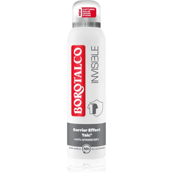 Borotalco Borotalco Invisible dezodorans u spreju protiv bijelih i žutih mrlja 150 ml
