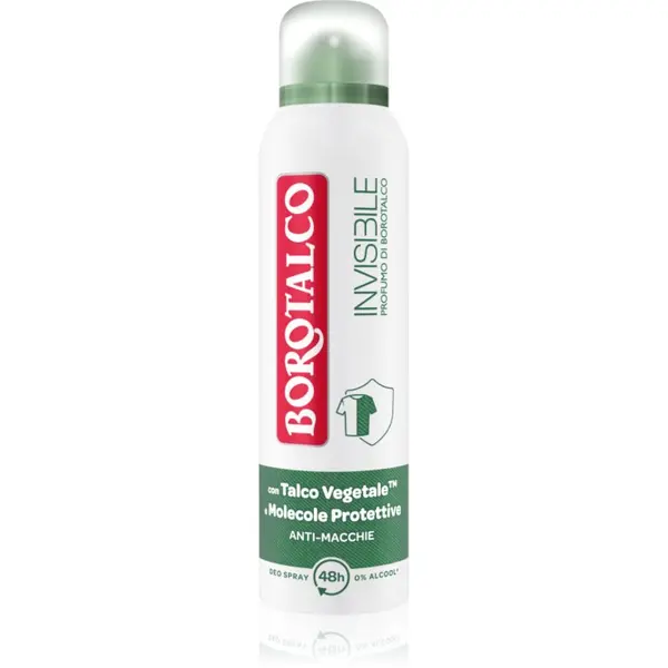 Borotalco Borotalco Invisible Original dezodorans u spreju protiv bijelih i žutih mrlja 150 ml