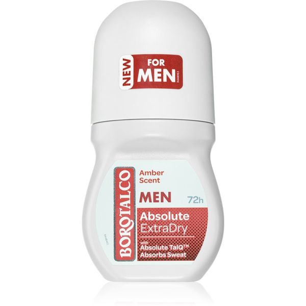 Borotalco Borotalco MEN Dry dezodorans roll-on 72h parfemi Amber 50 ml