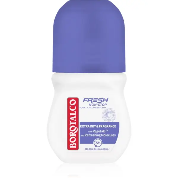 Borotalco Borotalco Non-Stop Fresh Aquatic Flowers dezodorans roll-on 72h 50 ml