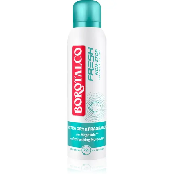 Borotalco Borotalco Non-Stop Fresh Sea Crystals dezodorans u spreju 72h 150 ml