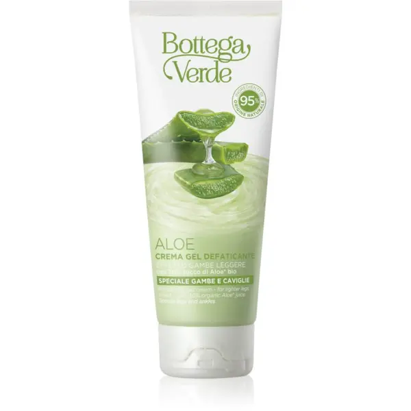 Bottega Verde Bottega Verde Aloe Vera hidratantna i umirujuća gel krema za umorne noge 100 ml