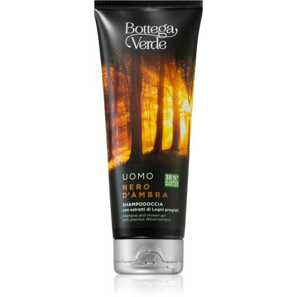 Bottega Verde Bottega Verde Black Amber šampon i gel za tuširanje 2 u 1 200 ml