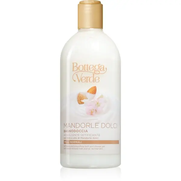 Bottega Verde Bottega Verde Mandorle Dolci relaksirajući gel za kupku i tuširanje s bademovim mlijekom 400 ml