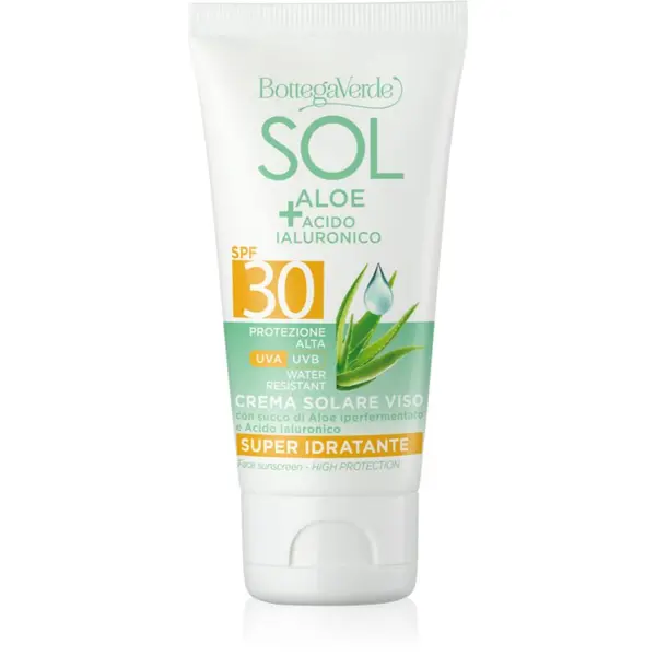 Bottega Verde Bottega Verde Sol Aloe krema za sunčanje za lice s aloe verom SPF 30 50 ml