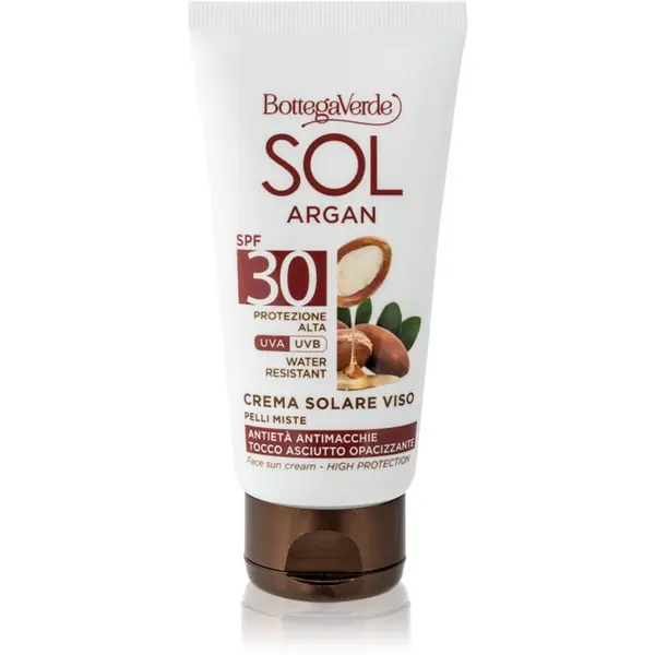 Bottega Verde Bottega Verde Sol Argan krema za sunčanje za mješovitu i masnu kožu SPF 30 50 ml